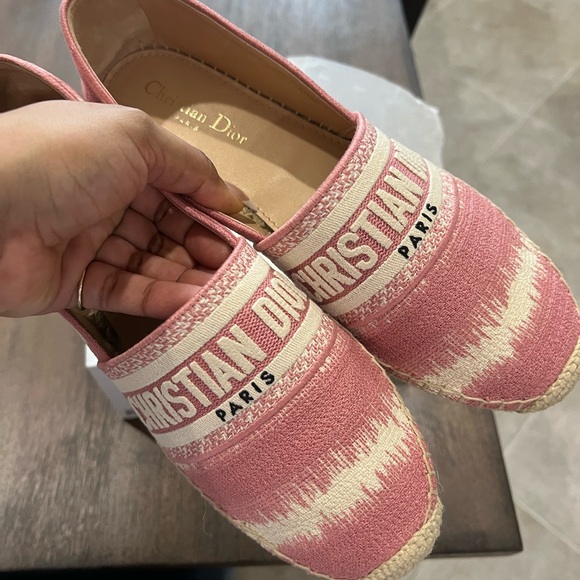 Dior D-Stripes Cotton Espadrilles - Picture 6 of 12